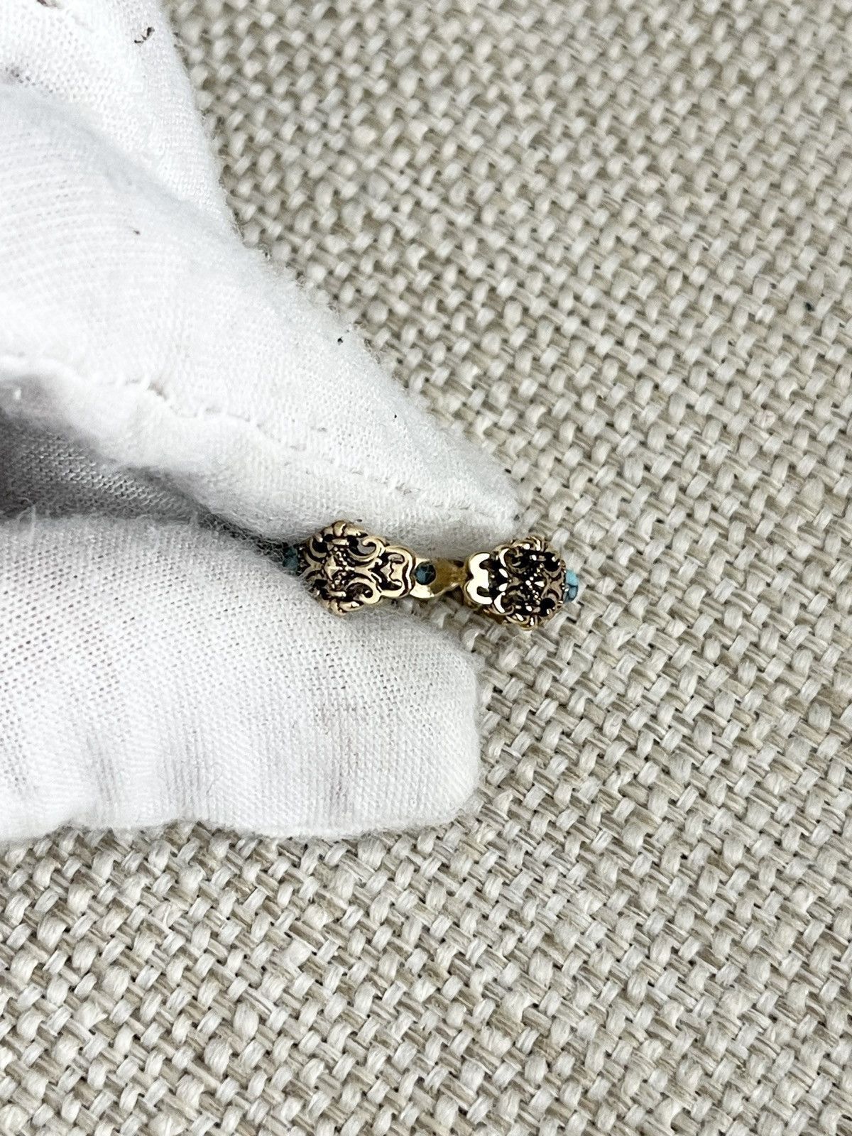 Japanese Brand × Vintage STEAL! Japan Blue Stone Dagger Ring Size ONE SIZE - 6 Thumbnail