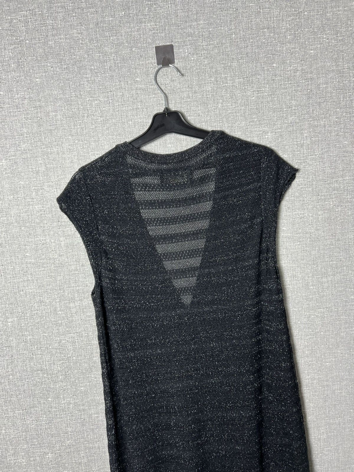 Zadig & Voltaire Zadig Voltaire Marty Pointelle Crl Long Button Cardigan Mesh Size L / US 10 / IT 46 - 9 Thumbnail