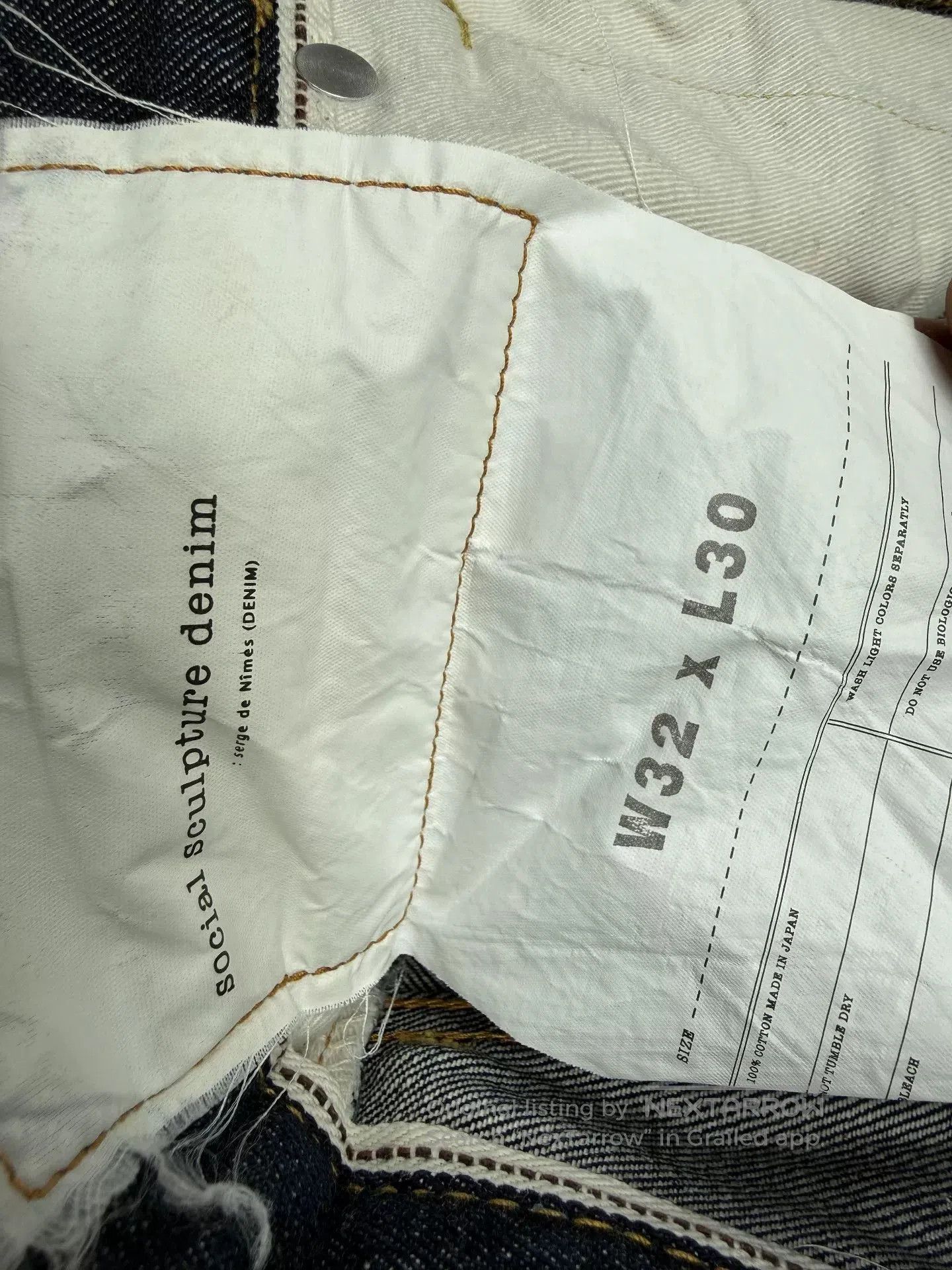 Visvim Visvim 13SS NW Washed Jeans. Size US 32 / EU 48 - 5 Thumbnail