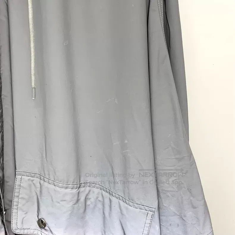Balenciaga Balenciaga Grey Hooded Drawcord Collar Single Breasted Lon Size XXS / US 00 / IT 34 - 4 Thumbnail