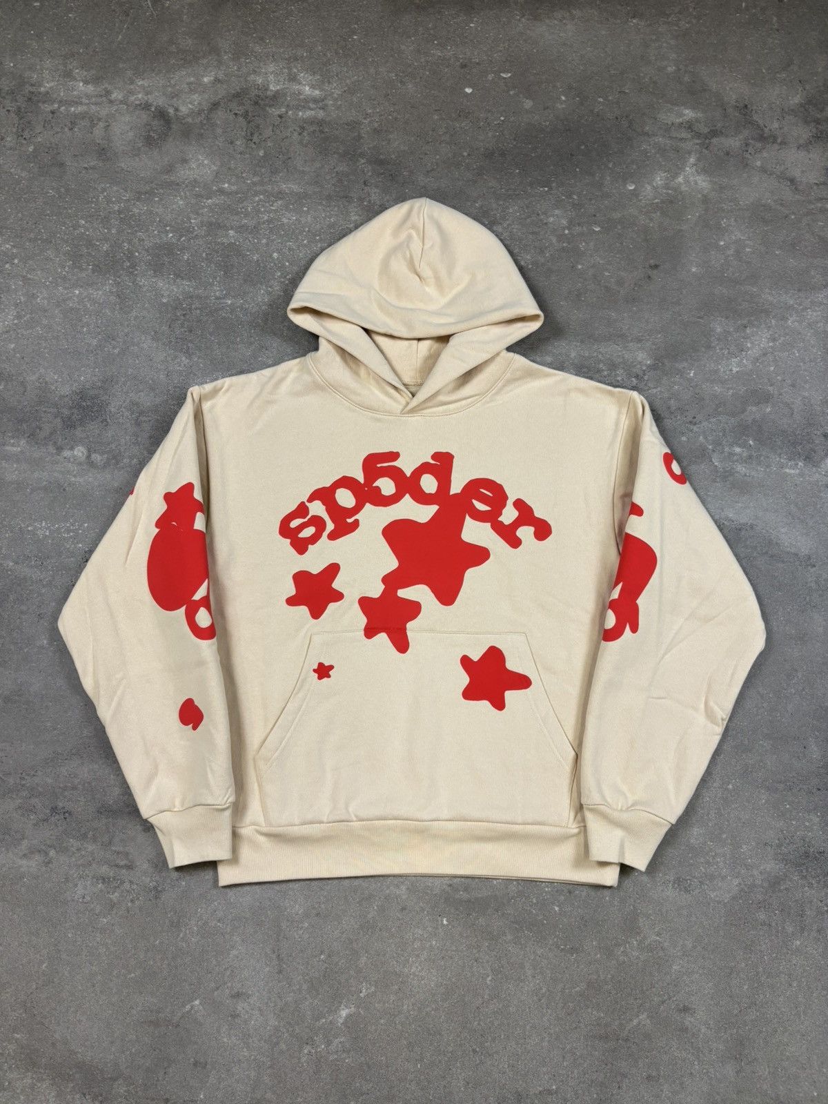 Sp5der Beluga Hoodie Cream