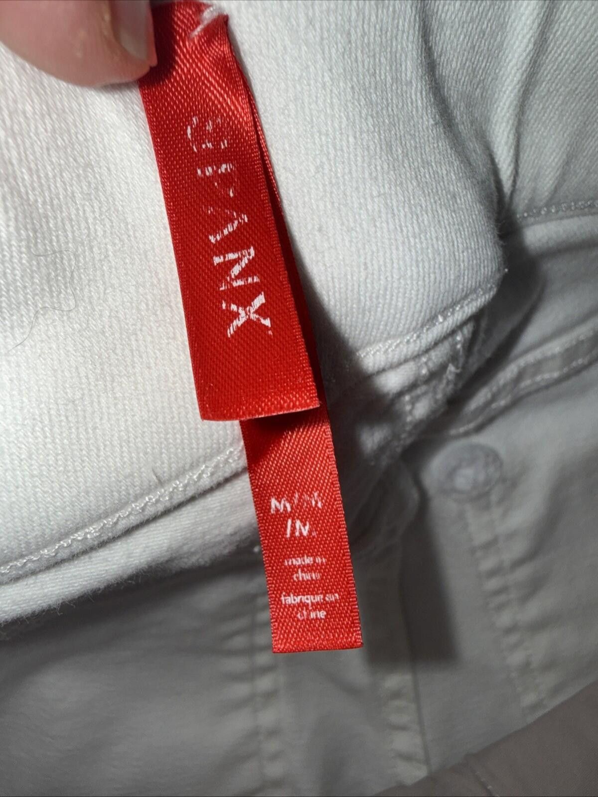 Domenico Spano Spanx EveryWear Flare Jeans High Rise 70s White Raw Hem Size 32" / US 10 / IT 46 - 4 Thumbnail