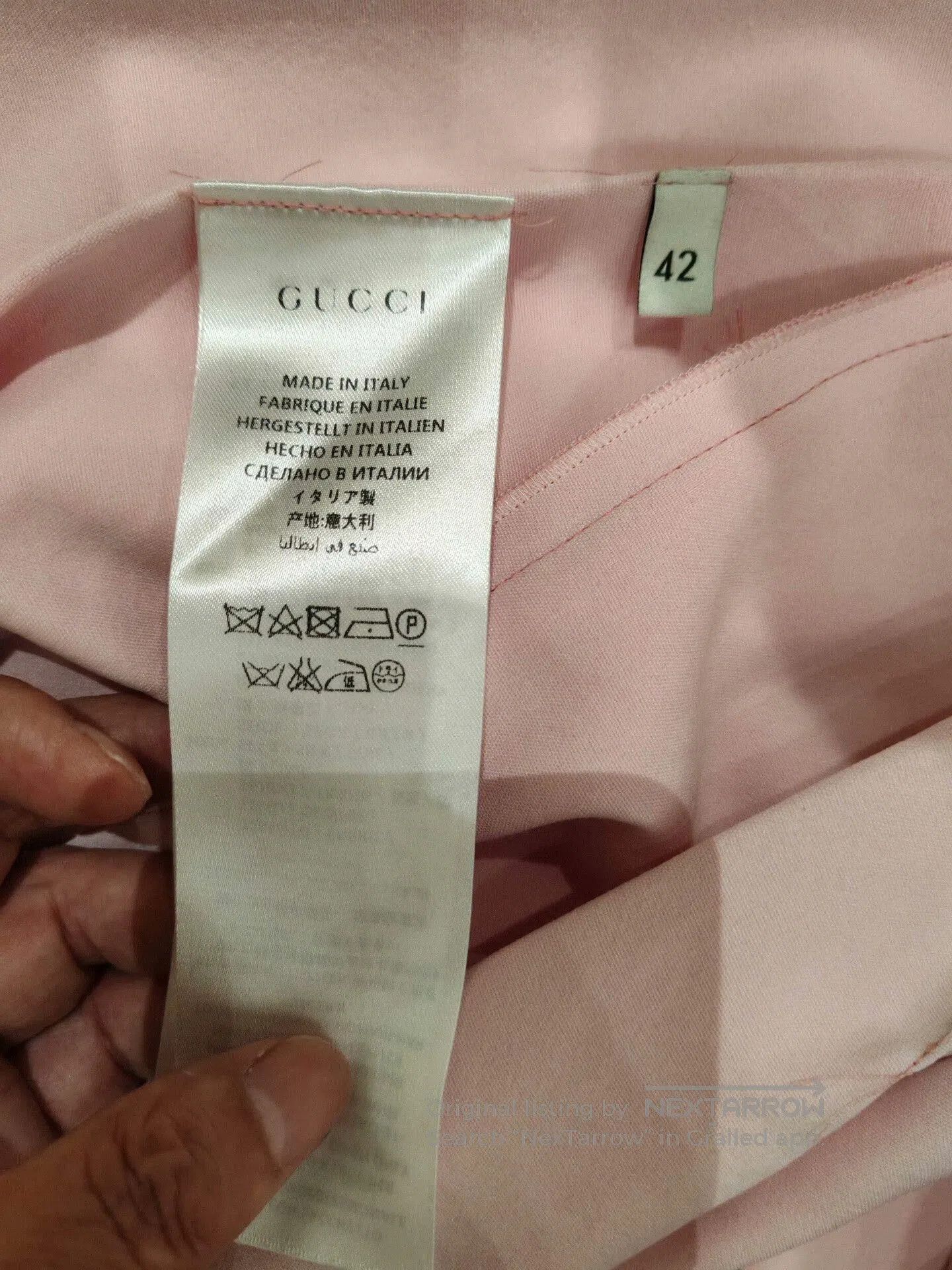 Gucci Gucci Pink Satin Dress Size 42. Size M / US 6-8 / IT 42-44 - 9 Thumbnail