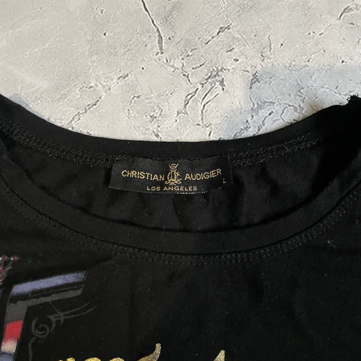 Christian Audigier × Ed Hardy Ed Hardy Christian Audiger Skull Printed Tshirt Size M / US 6-8 / IT 42-44 - 7 Thumbnail