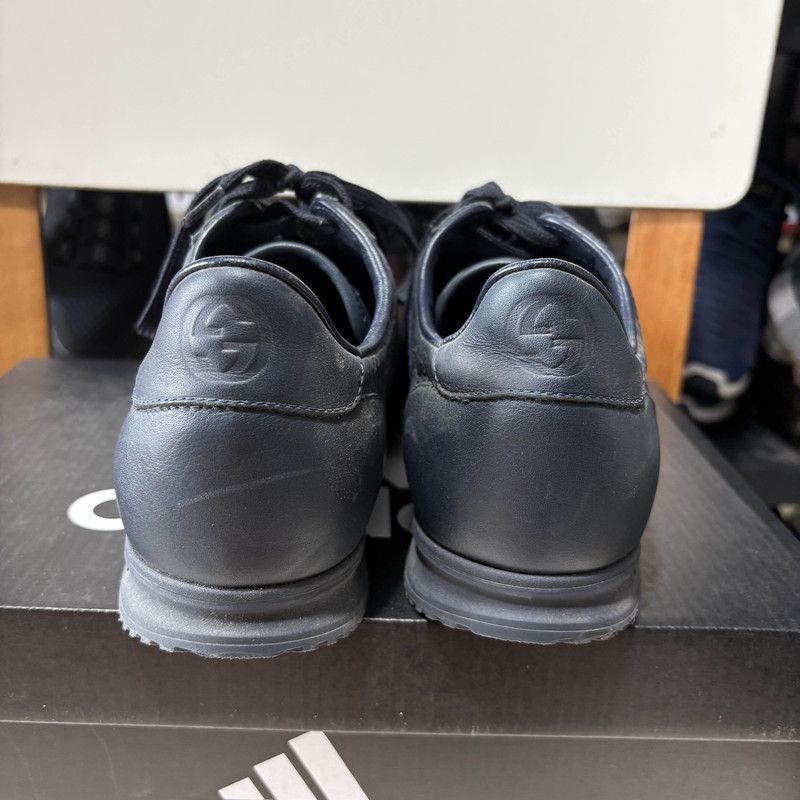 Gucci Gucci Leather Low-Top Casual Sneakers for Men - Size US 8 / EU 41 - 3 Thumbnail