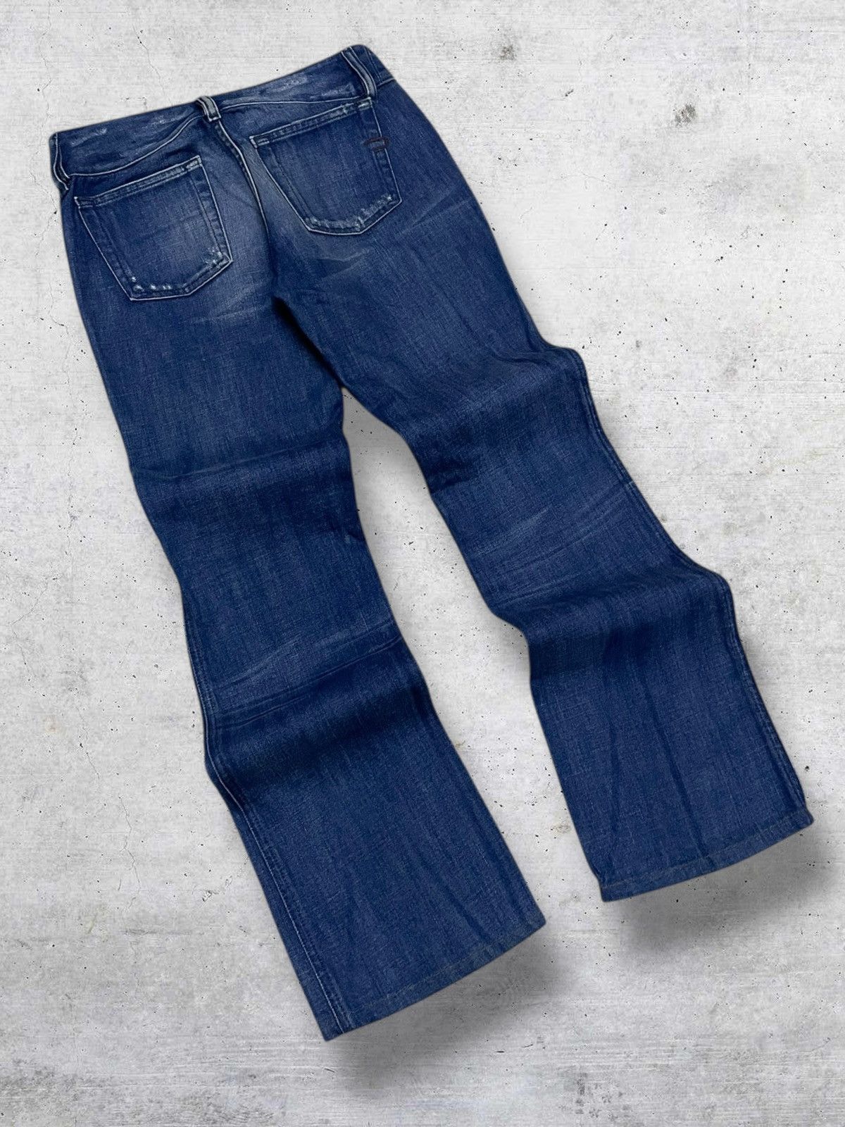 Diesel VINTAGE DIESEL INDUSTRY 90S DESIGNER OG FLARED CUT DENIM Size US 26 / EU 42 - 11 Thumbnail
