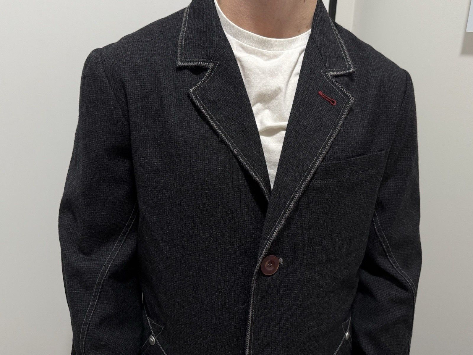 Marithe + Francois Girbaud DDP Marithe Francois Girbaud Wool Women`s Blazer size XL Size XL / US 12-14 / IT 48-50 - 2 Thumbnail