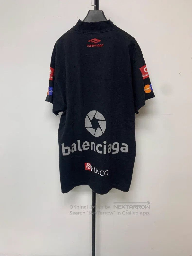 Balenciaga Balenciaga Logo Alphabet Printed Casual Short Sleeve T-Shi Size US M / EU 48-50 / 2 - 2 Thumbnail
