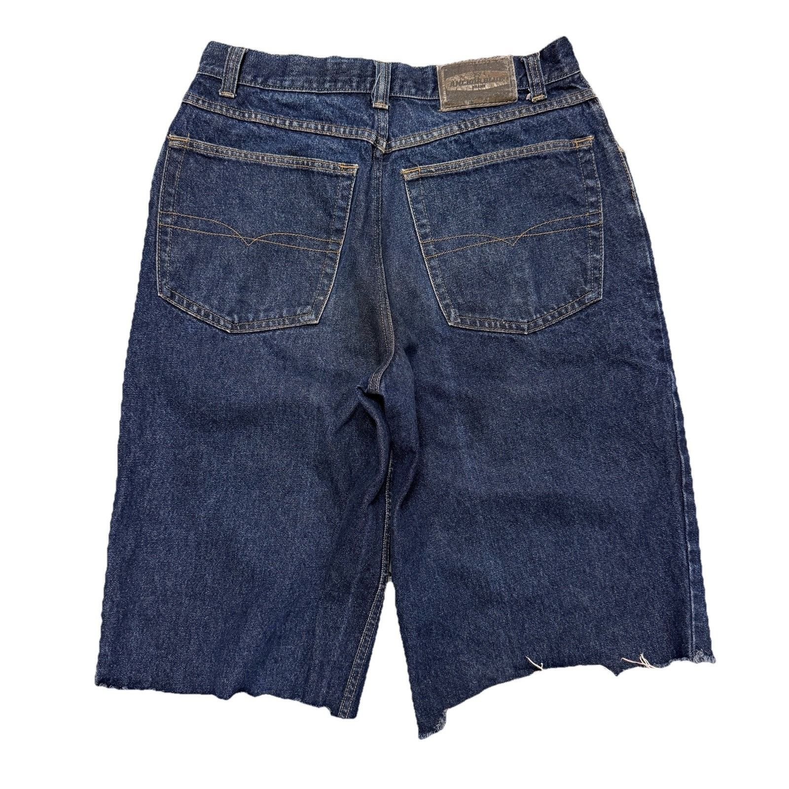 Anchor Blue Vintage Anchor Blue Huge Baggy Jean Shorts Mens 36 (32x15) Size US 36 / EU 52 - 2 Thumbnail