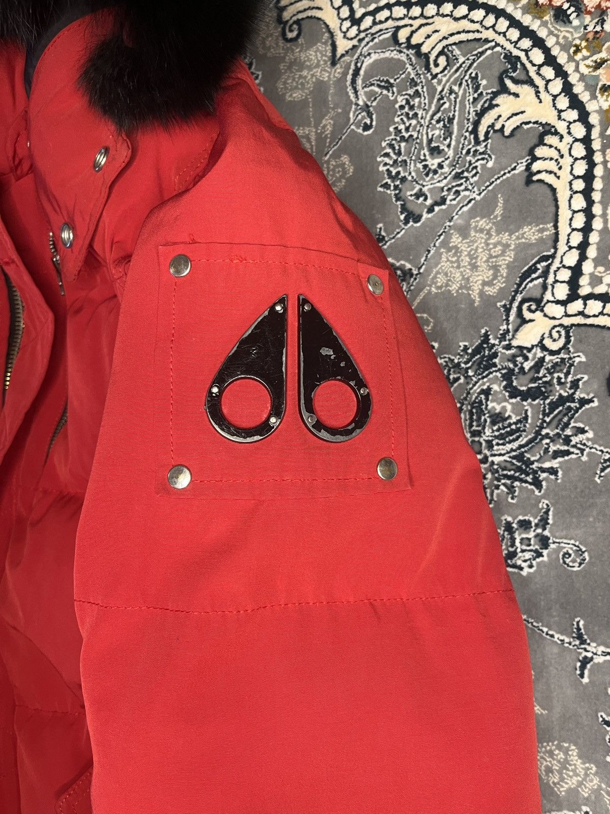 Moose Knuckles Red women’s Moose knuckles puffer jacket with fur hood Size L / US 10 / IT 46 - 13 Thumbnail