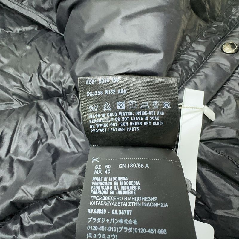 Prada Prada Navy Blue Long Sleeve Down Jacket-2506 Size US L / EU 52-54 / 3 - 6 Thumbnail