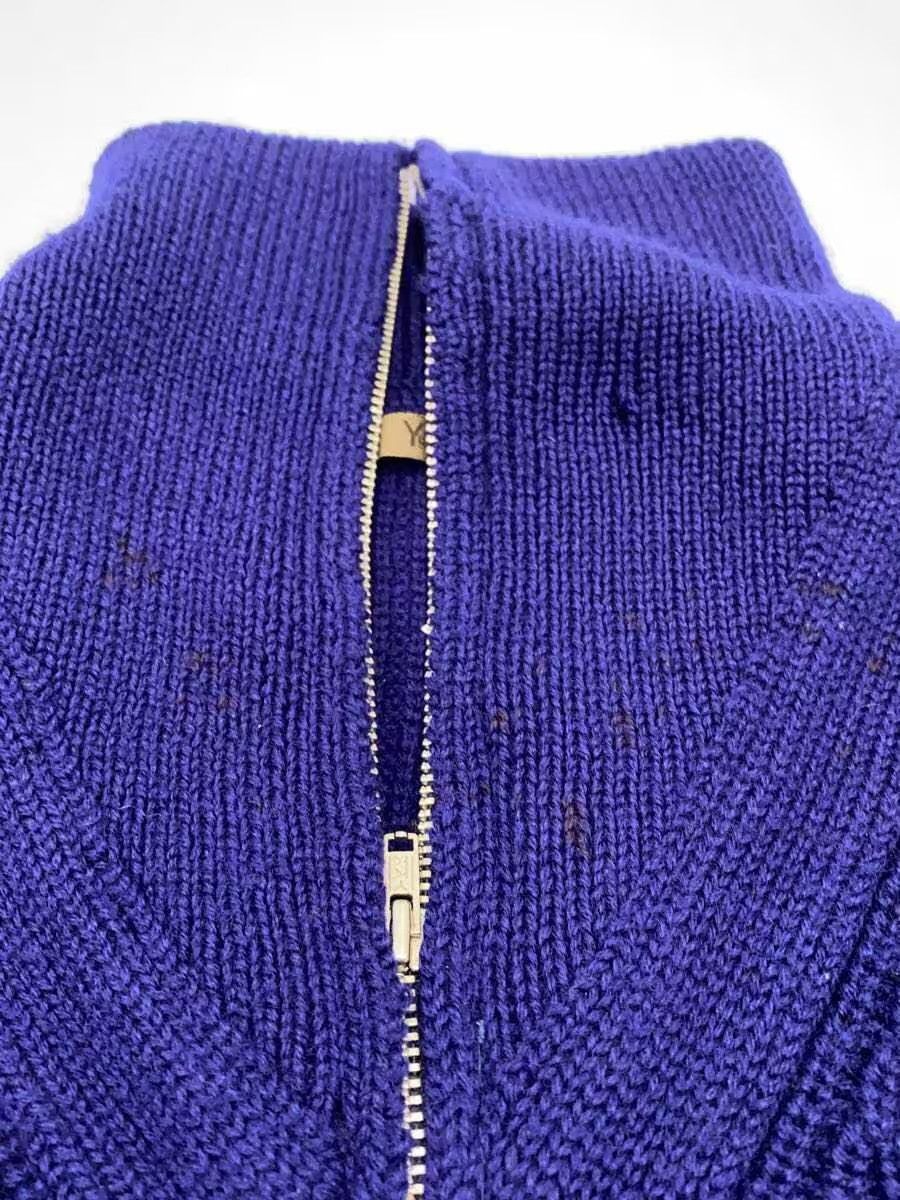 Yohji Yamamoto 80s Quarter Zip Wool Knit Sweater Size US L / EU 52-54 / 3 - 6 Thumbnail