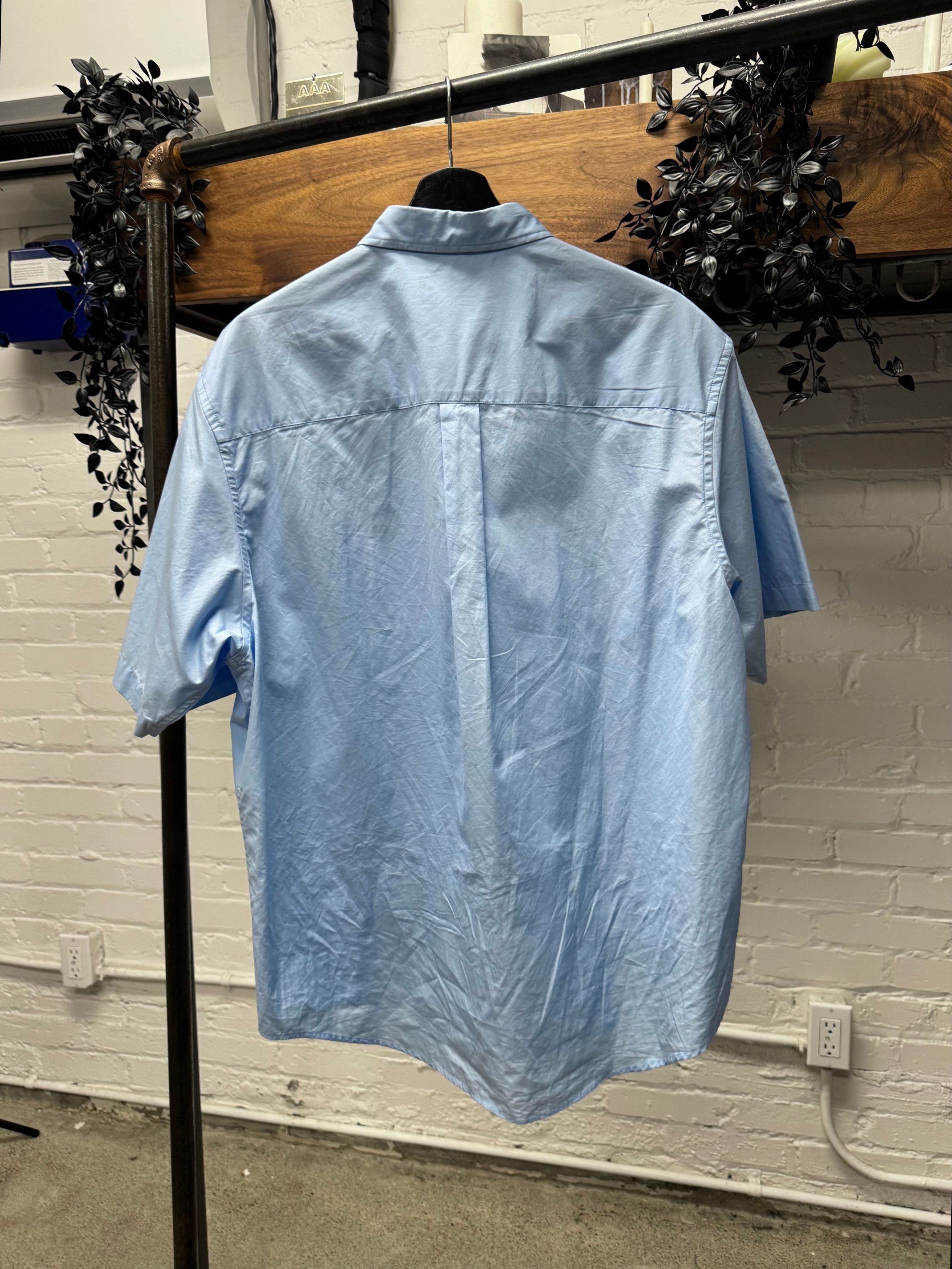 Undercover SS2023 Undercover ‘Mother Sky’ Slogan Blue Button Down Shirt Size US M / EU 48-50 / 2 - 4 Thumbnail