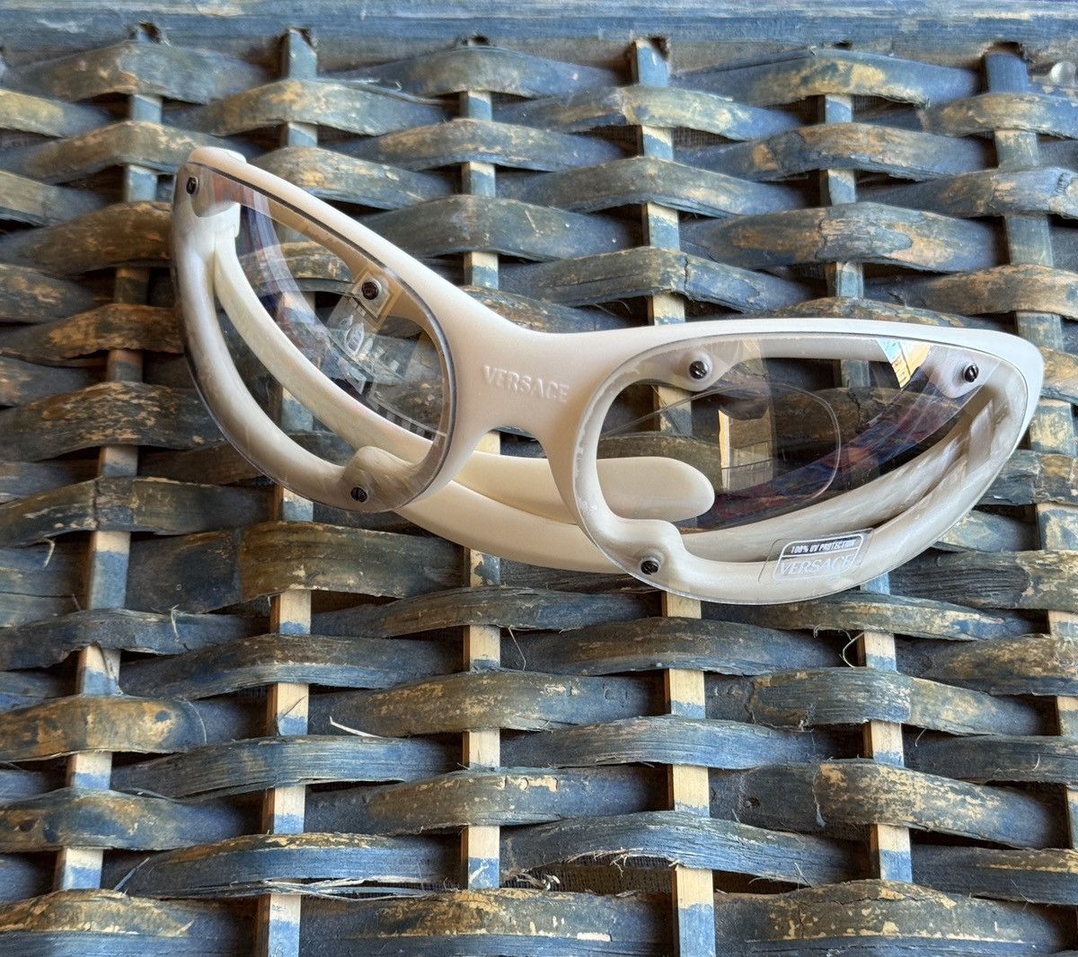 Versace Rare transformer sunglasses Gianni Versace Mod. 571 col. G02 Size ONE SIZE - 3 Thumbnail