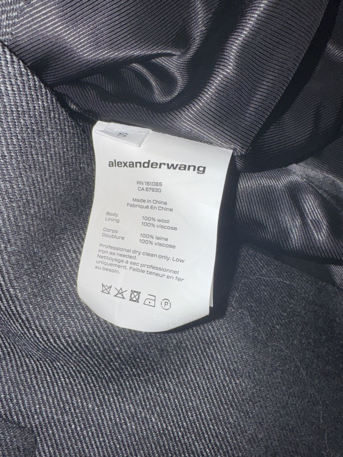 Alexander Wang Oversized Blazer with Ruching at Waist Size S / US 4 / IT 40 - 7 Thumbnail