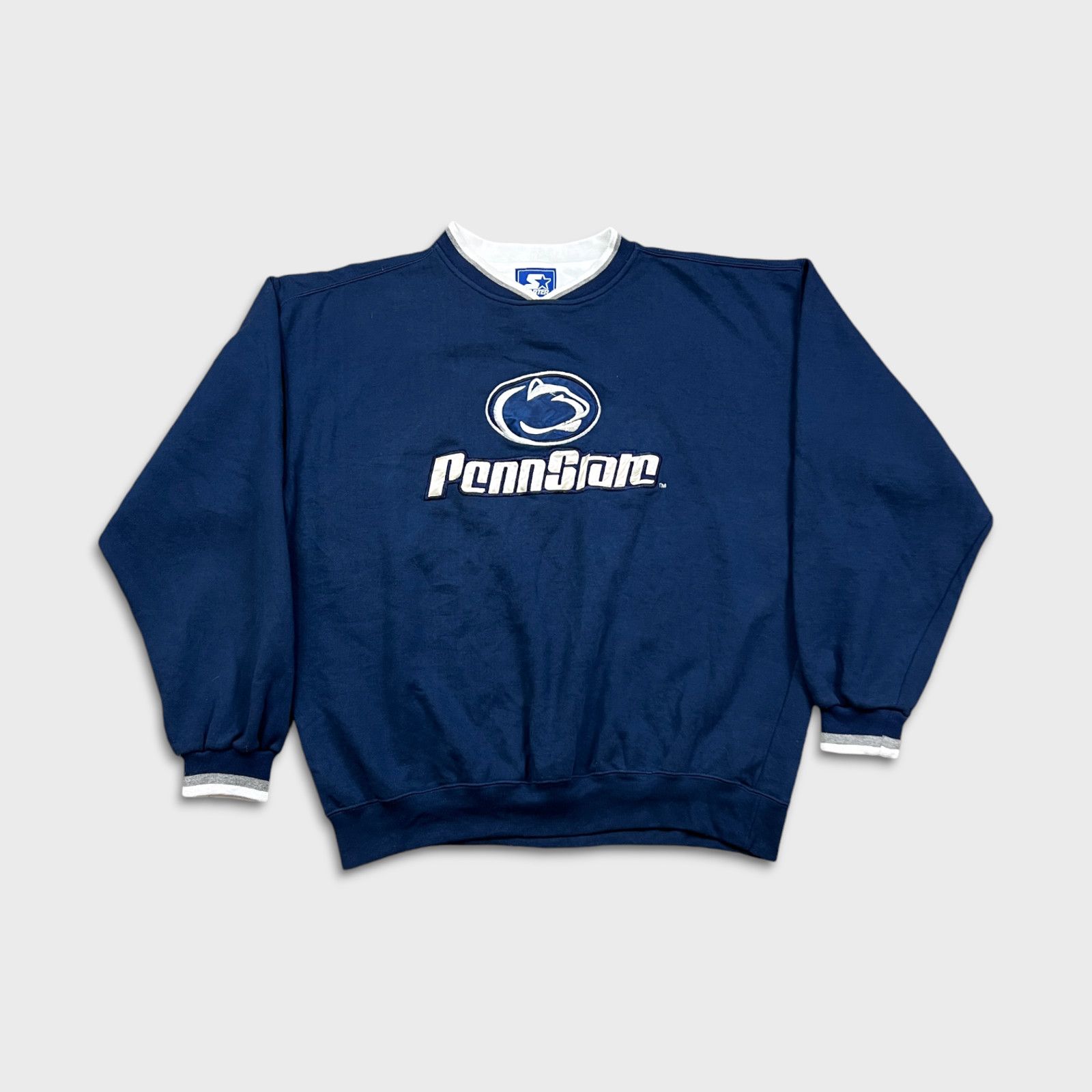 Starter × Vintage 90s Starter Penn State University Sweatshirt XL NCAA Crew Size US XL / EU 56 / 4 - 1 Thumbnail