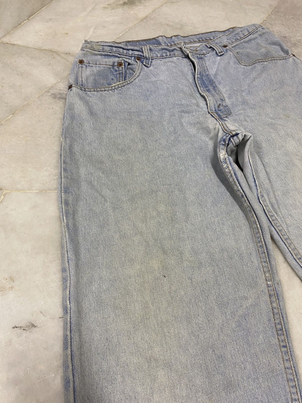 Levi's Size 32x29.5 Vintage Levis Distressed Baggy Jeans Faded Size US 32 / EU 48 - 6 Thumbnail