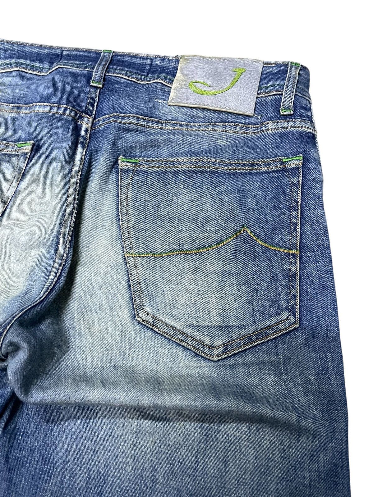 Jacob Cohen Jacob Cohen Hand Made italian Made Mud Wash Jeans Size US 33 - 16 Thumbnail