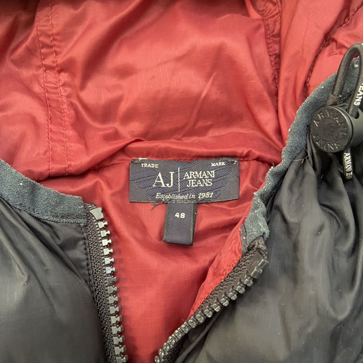 Armani Y2K Armani Jeans Reversible Puffer Jacket Size US M / EU 48-50 / 2 - 10 Thumbnail