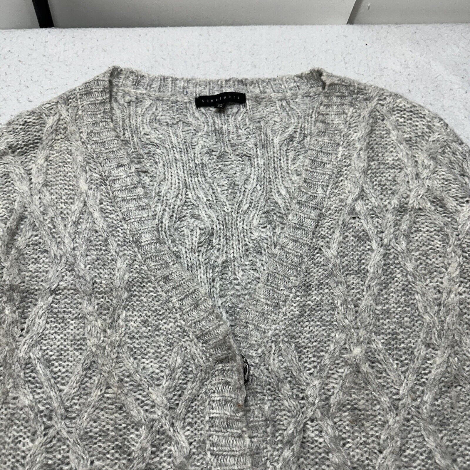 Sanctuary Sanctuary XS Snap Button Down Cardigan Sweater Wool Alpaca Size XS / US 0-2 / IT 36-38 - 2 Thumbnail