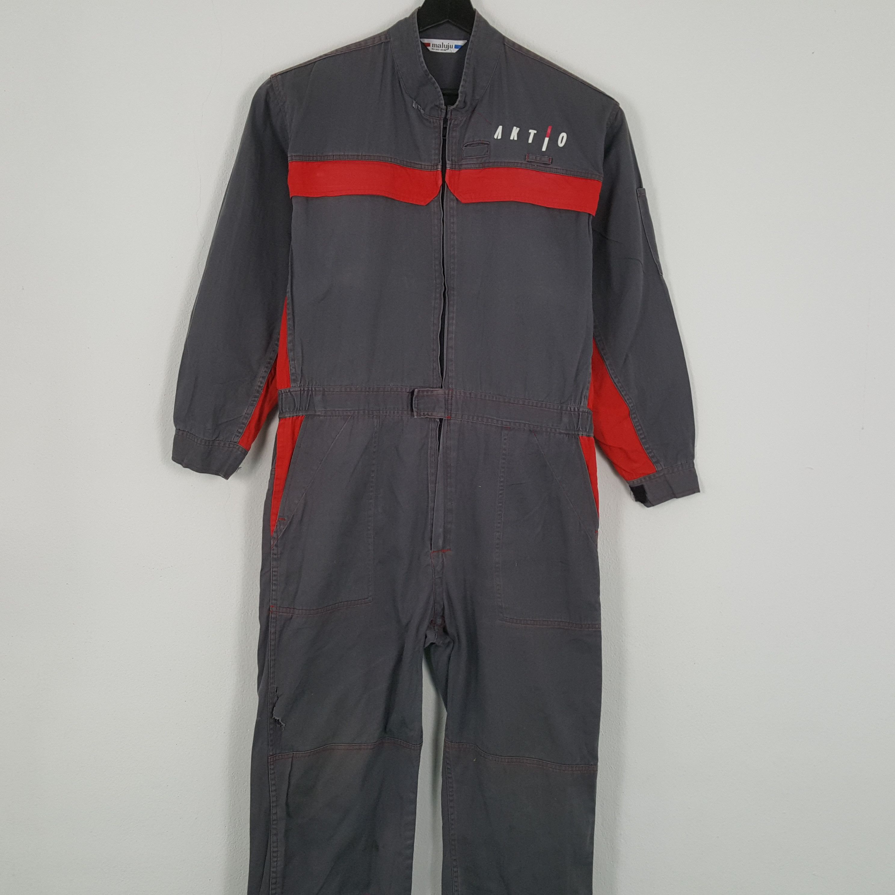 Vintage AKTIO Workwear Style Coverall Jacket Size US M / EU 48-50 / 2 - 5 Thumbnail