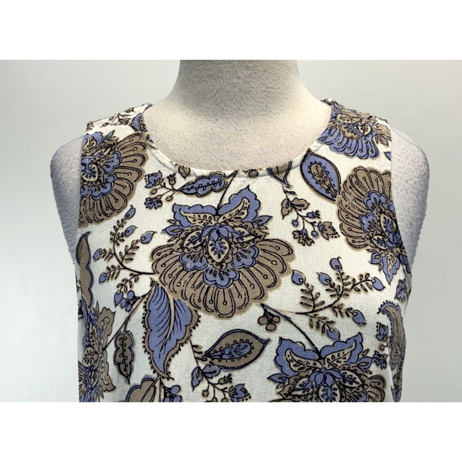 Tommy Hilfiger Tommy Hilfiger Shift Dress Women’s 10 Provincial Paisley Linen Blend Size L / US 10 / IT 46 - 5 Thumbnail