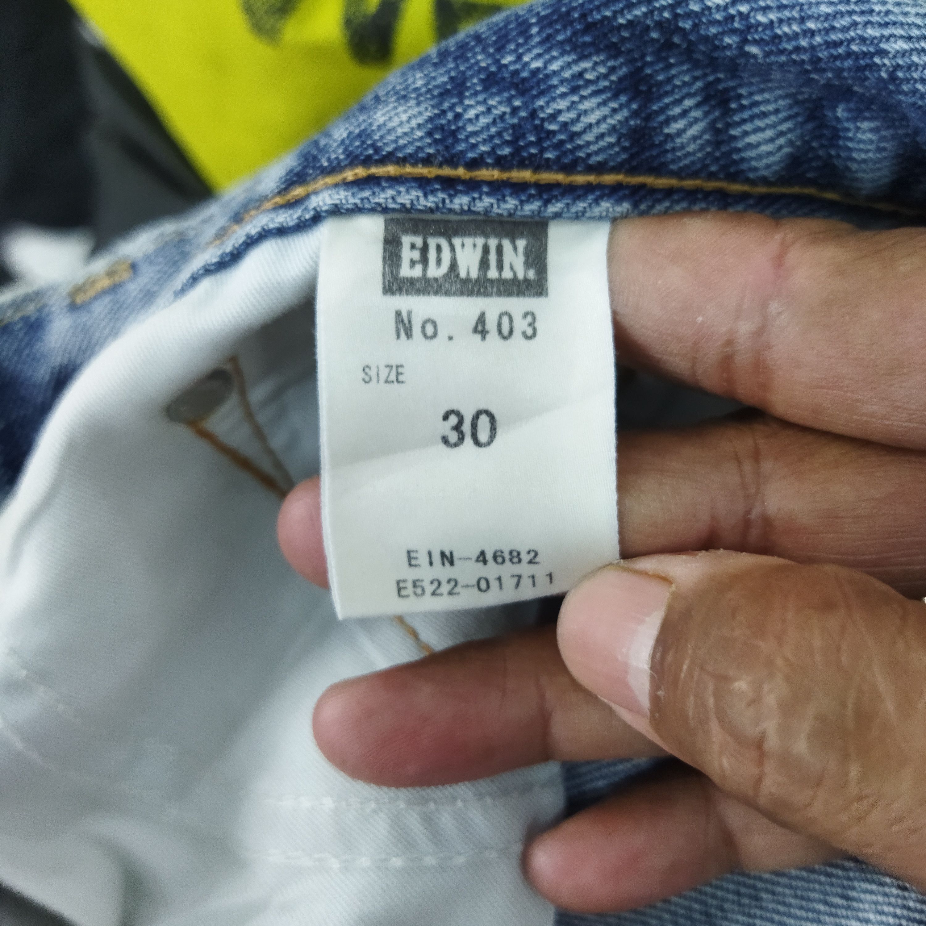 Edwin EDWIN 403 BLUE JEANS PANTS Size US 30 / EU 46 - 13 Thumbnail