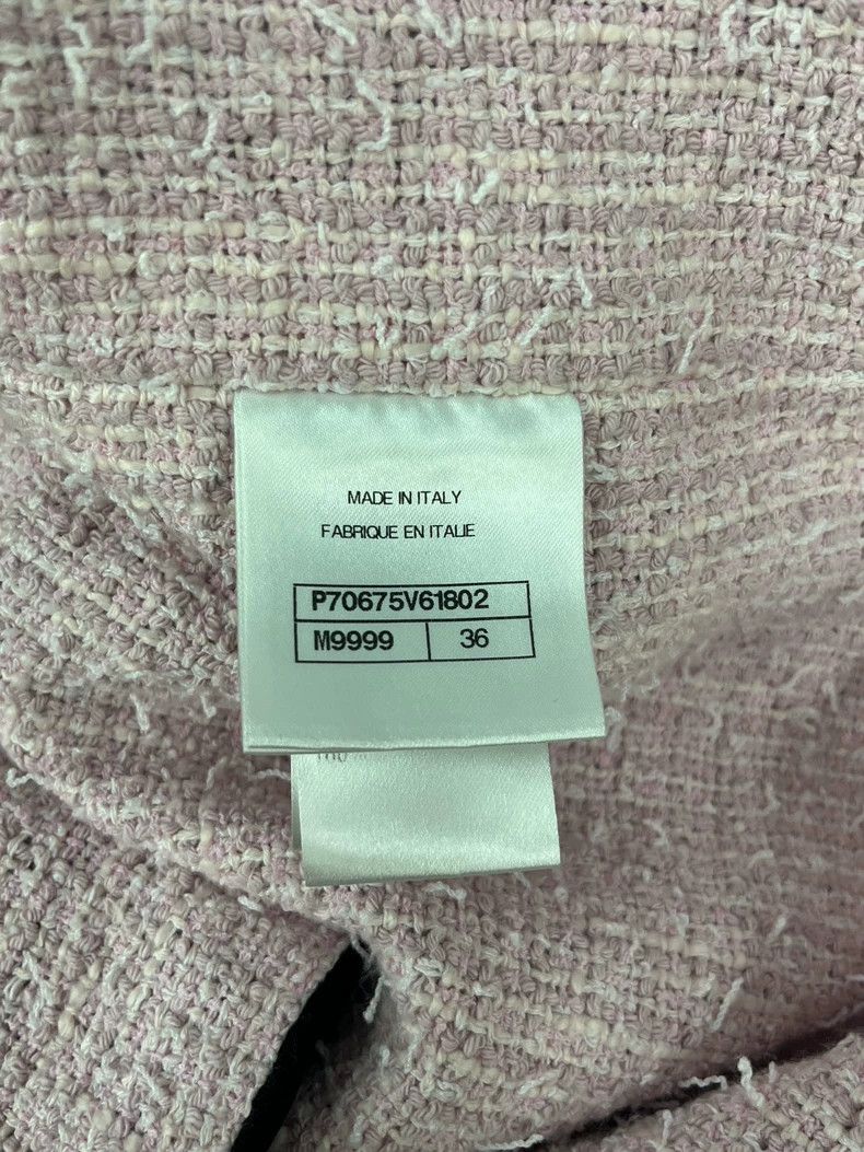 Chanel Chanel Full logo striped short-sleeved silhouette coat Size XS / US 0-2 / IT 36-38 - 5 Thumbnail