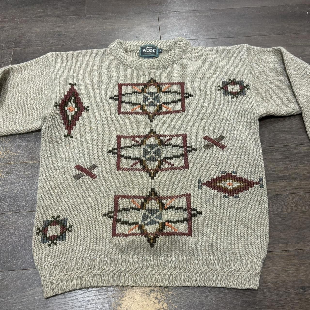 Woolrich Woolen Mills Vintage Woolrich Knit Sweatshirt 00s Medium Size US M / EU 48-50 / 2 - 2 Thumbnail