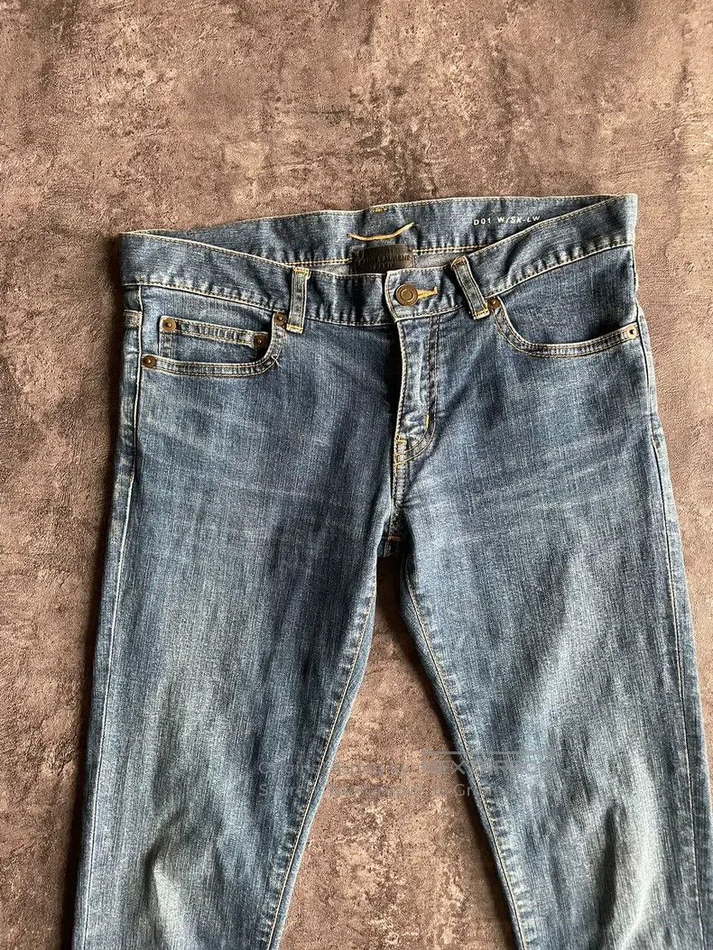 Saint Laurent Paris Saint Laurent Paris Light Blue Ghost Claw Cat Whisker Deni Size US 28 / EU 44 - 3 Thumbnail
