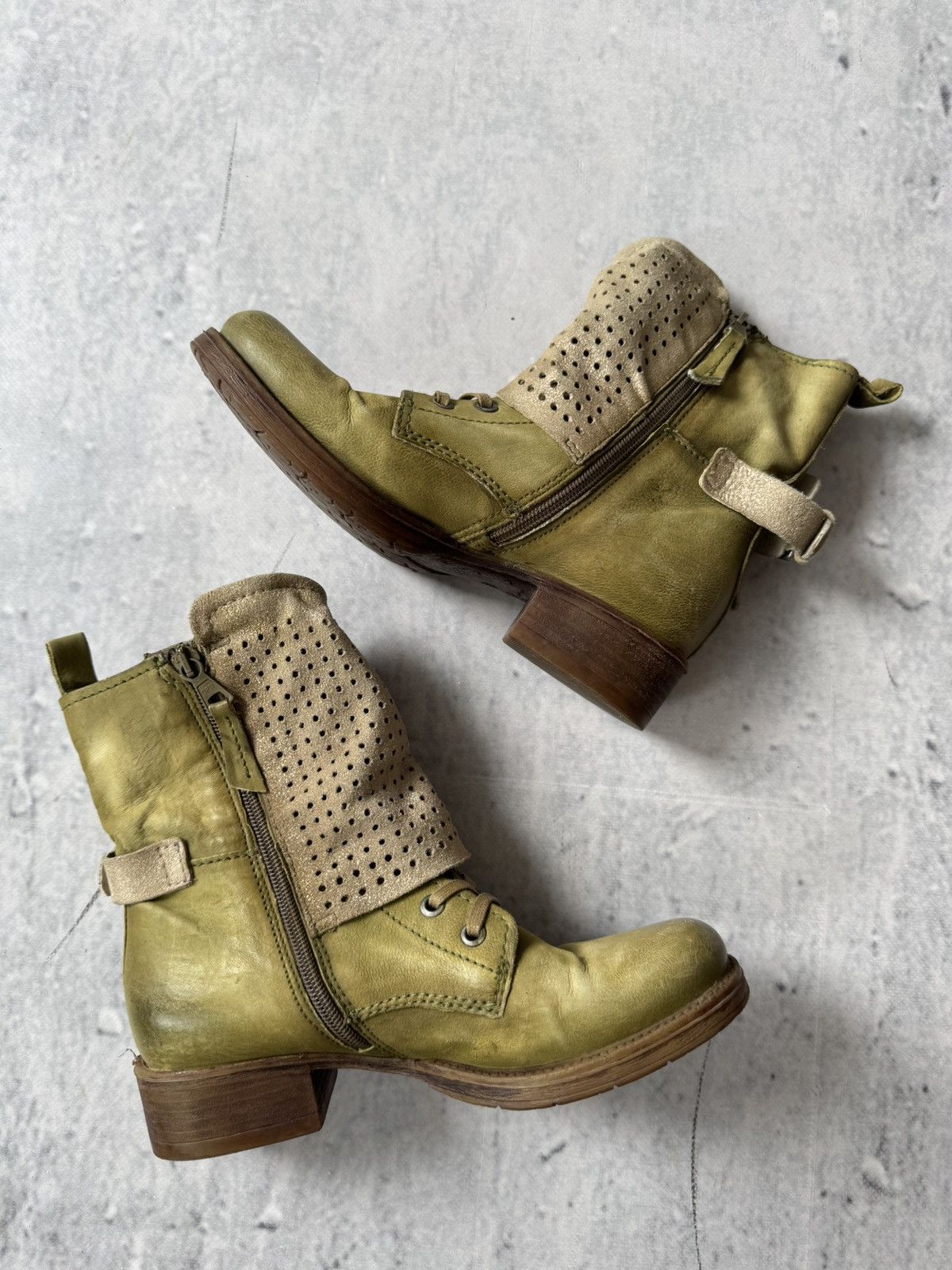 Japanese Brand × Vintage ✅Vintage MJUS JAPANESE STYLE like a As98 shoes boots Size US 5.5 / IT 35.5 - 2 Thumbnail