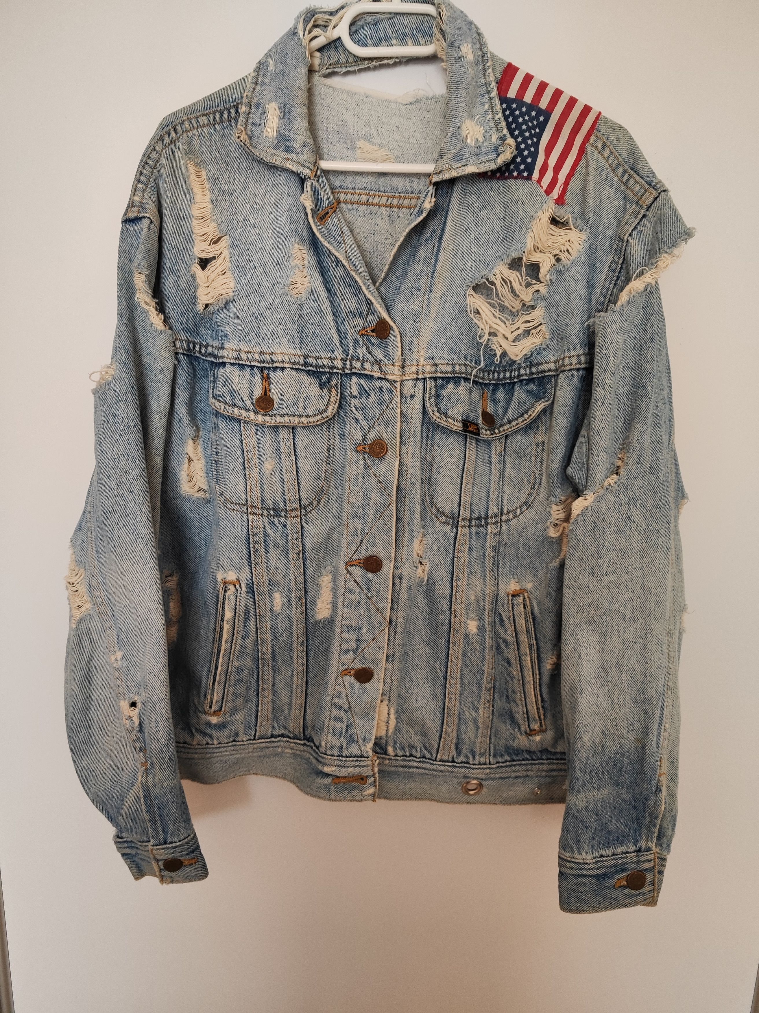 Levi's Lee Riders 220-J Denim Jacket Vintage 90s Size US L / EU 52-54 / 3 - 6 Thumbnail