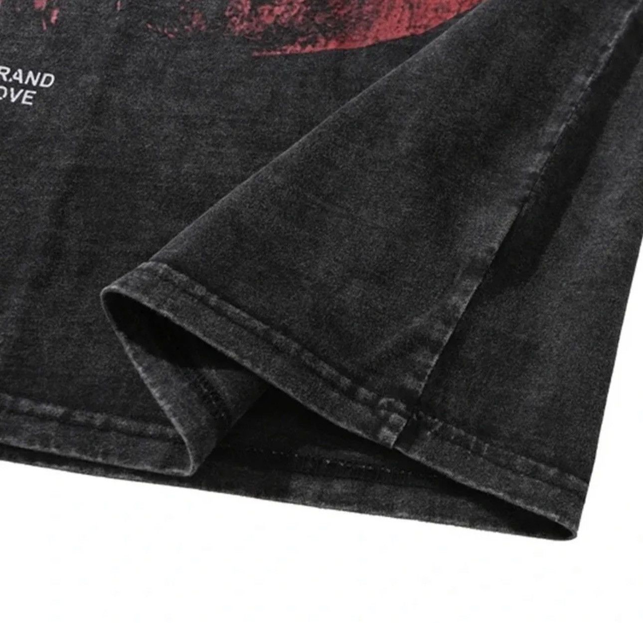 Vintage Gothic Punk Rock Style Lip Print T Shirt Size US XL / EU 56 / 4 - 6 Thumbnail