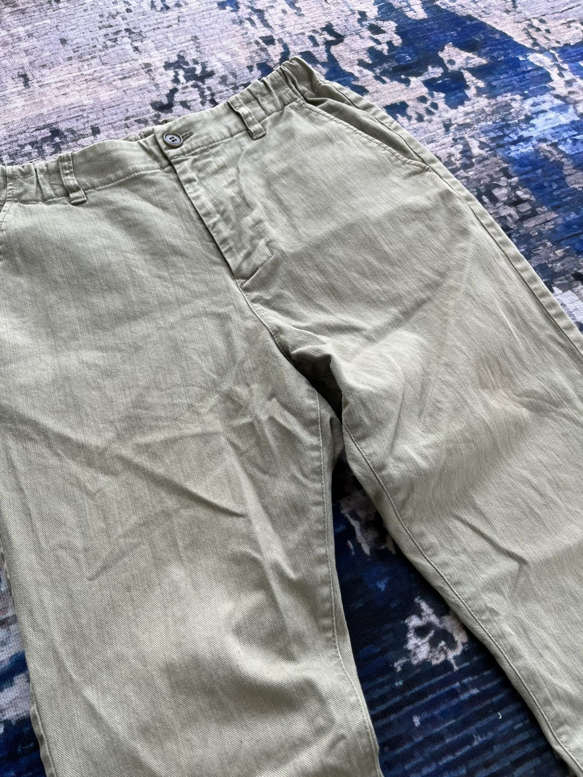 Issey Miyake 🔥Plantation issey Miyake Organic Cotton Slim Pants Japan Size US 29 - 3 Thumbnail