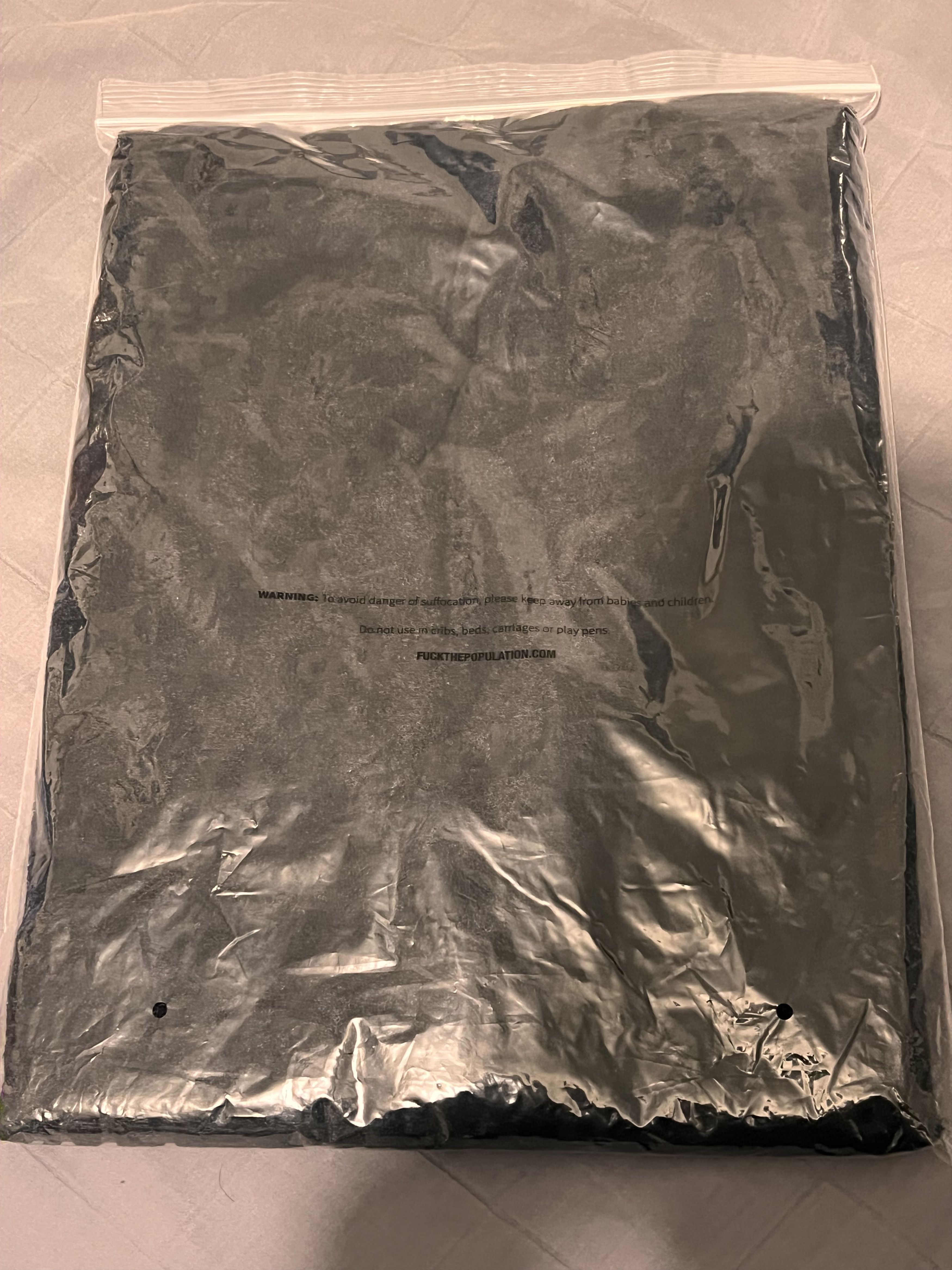 Fuck The Population ALL OVER LOGO TERRY CLOTH SHIRT(BLACK) Size US L / EU 52-54 / 3 - 2 Thumbnail