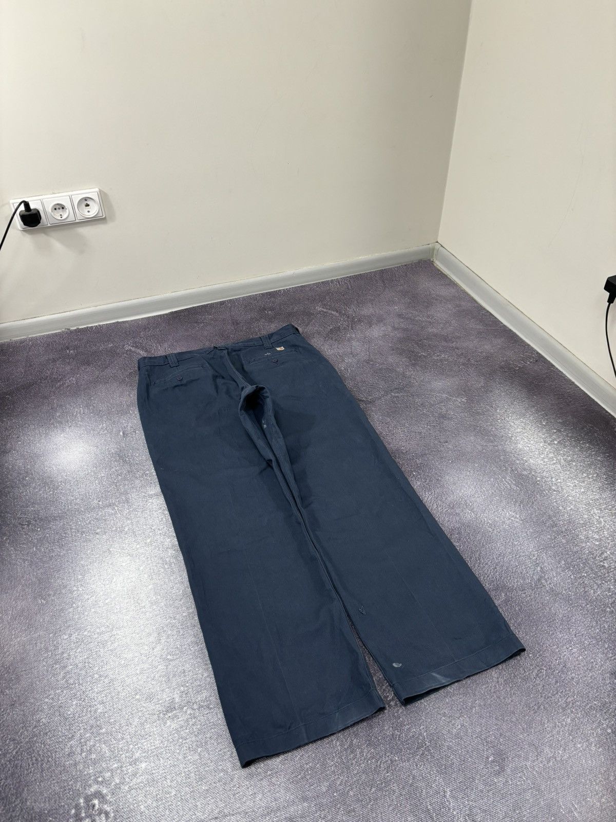 Carhartt Vintage Carhartt Y2K Skate Navy Baggy Blended Twill Pants Size US 38 / EU 54 - 3 Thumbnail