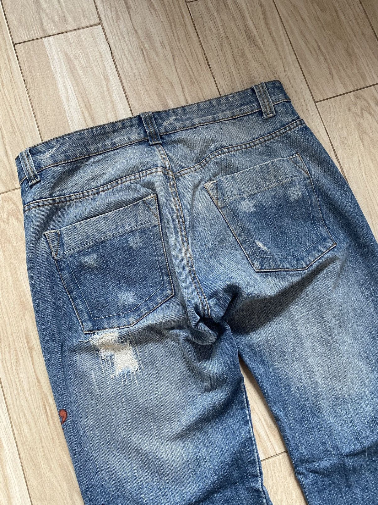 Japanese Brand Avant Garde Custom Wide Leg Jeans Size US 36 / EU 52 - 7 Thumbnail