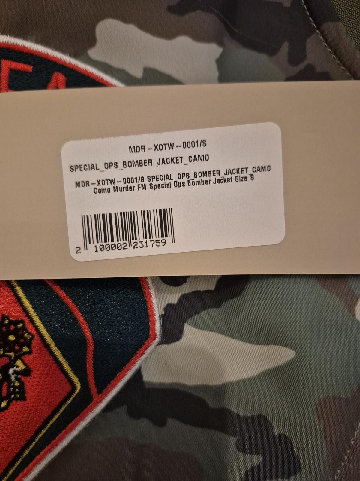 murd333r.fm MFM333 Special Ops Camo Bomber Jacket Size Small Size US S / EU 44-46 / 1 - 5 Thumbnail