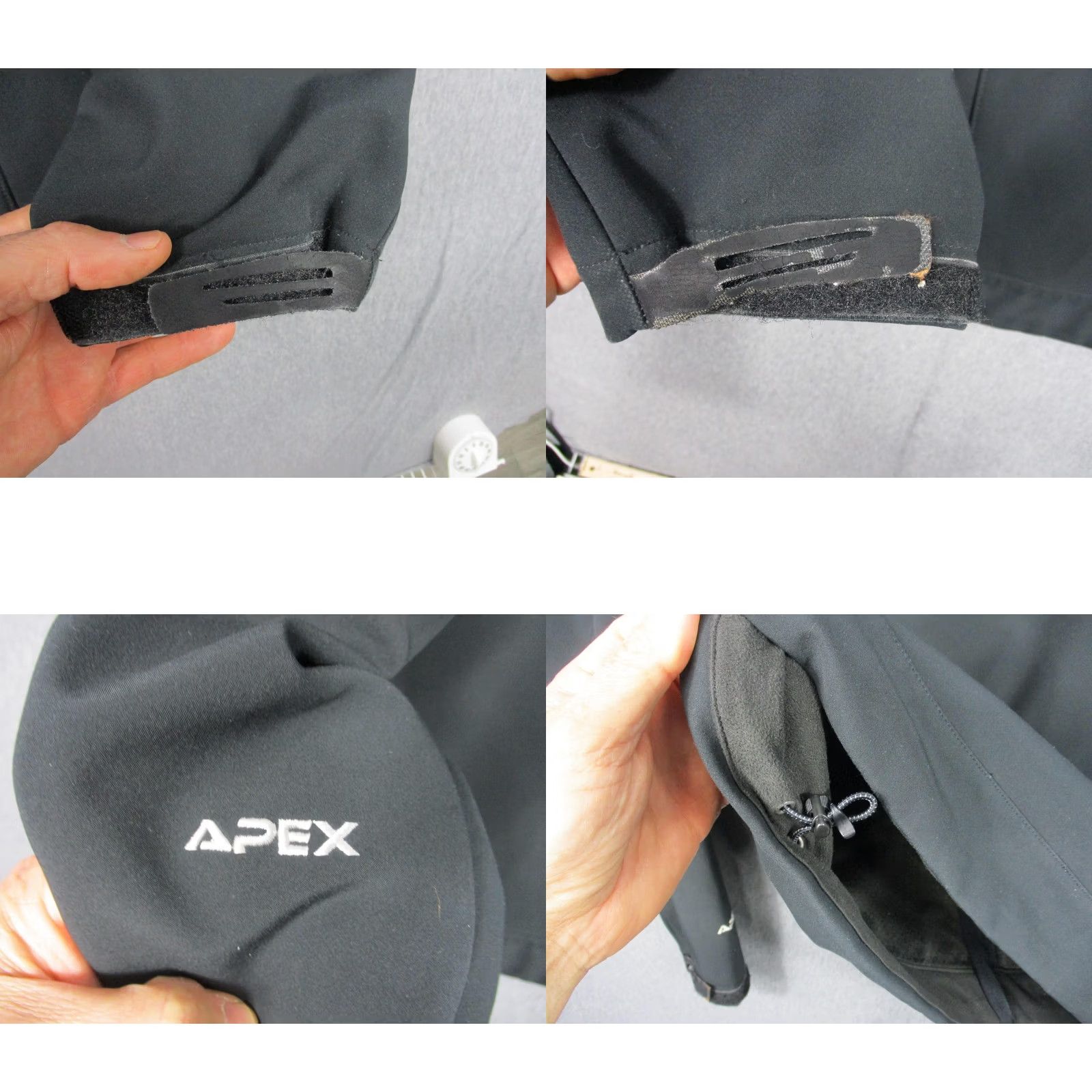 The North Face The North Face Apex Jacket Mens Large Black Softshell Full Zip Fleece Lined AL5C Size US L / EU 52-54 / 3 - 9 Thumbnail
