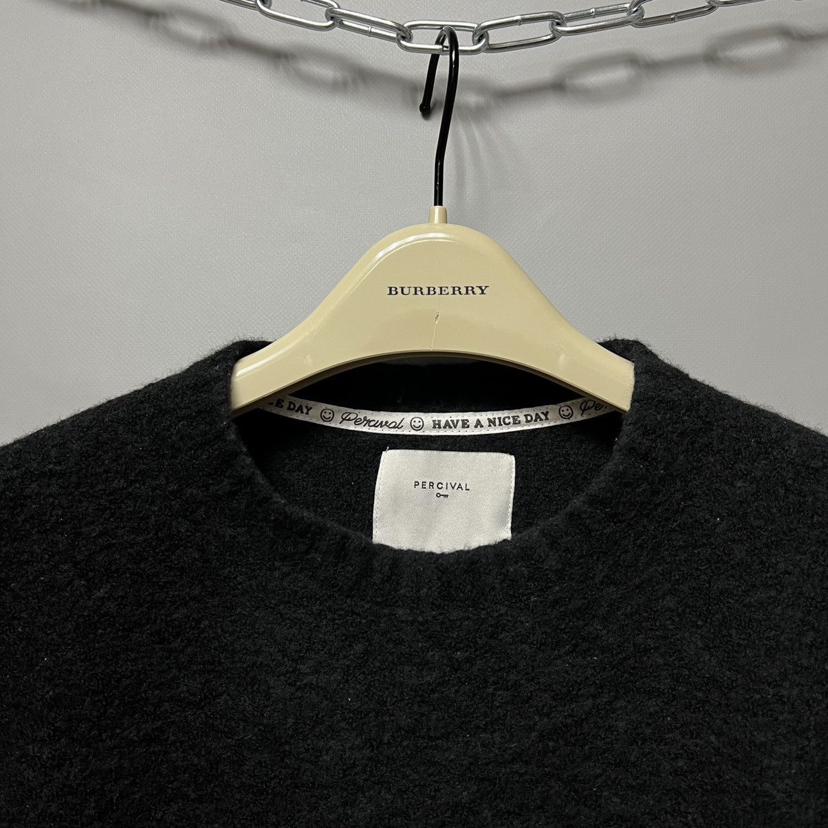 Percival Percival Mohair Wool Sweater Black Size US M / EU 48-50 / 2 - 3 Thumbnail