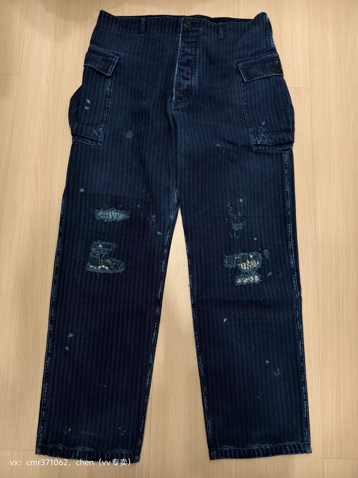 Visvim visvim 19 ICT Veterans Distressed Pants Size US 26 / EU 42 - 1 Thumbnail