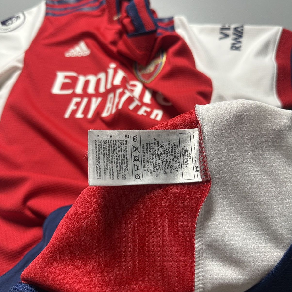 Vintage ARSENAL ADIDAS 2021/2022 FOOTBALL HOME JERSEY #10 SMITH ROWE Size M / US 6-8 / IT 42-44 - 14 Thumbnail