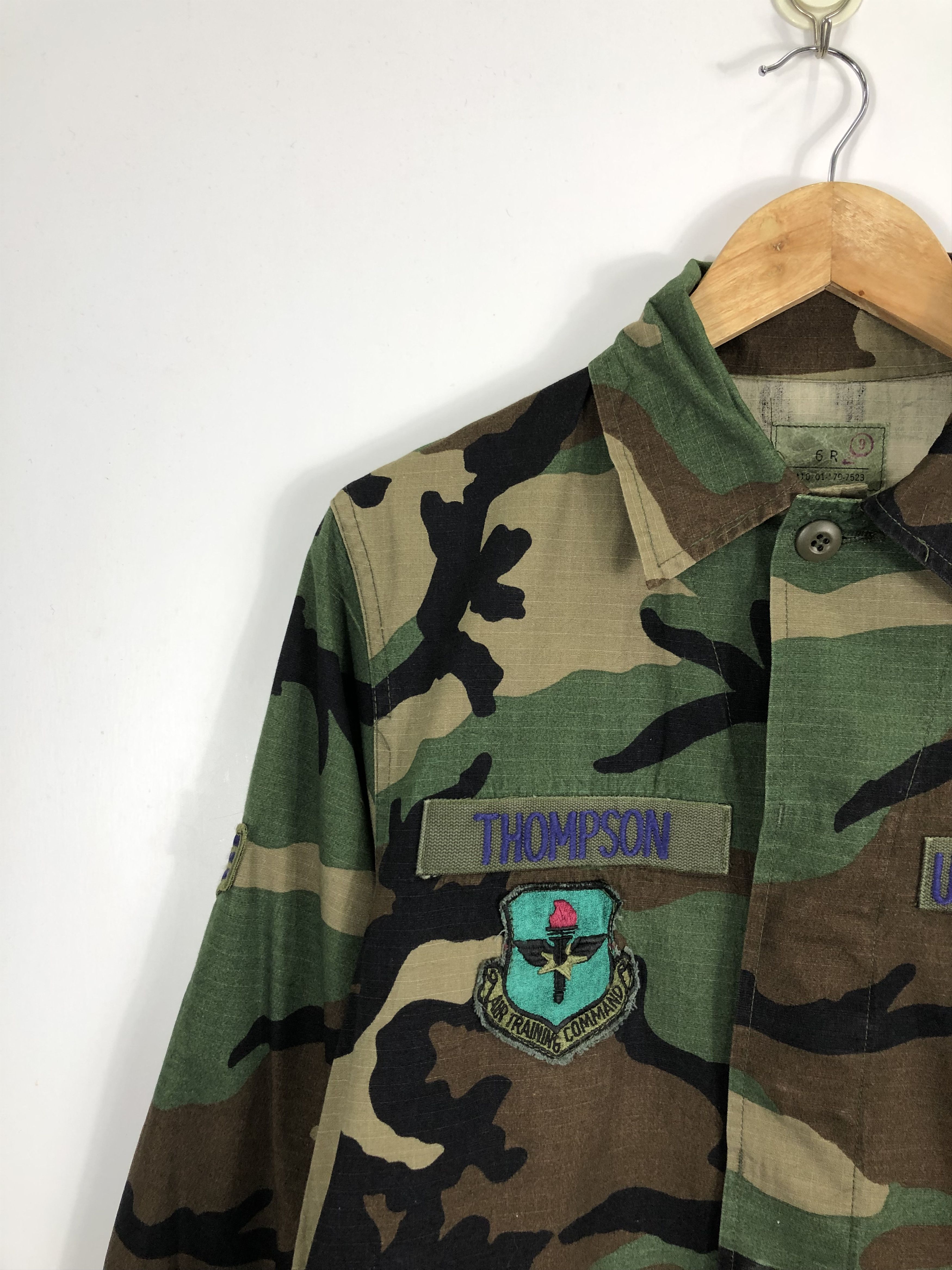 Vintage Vintage Us Air Force Camo Denim Jacket J0664 Size US M / EU 48-50 / 2 - 8 Thumbnail