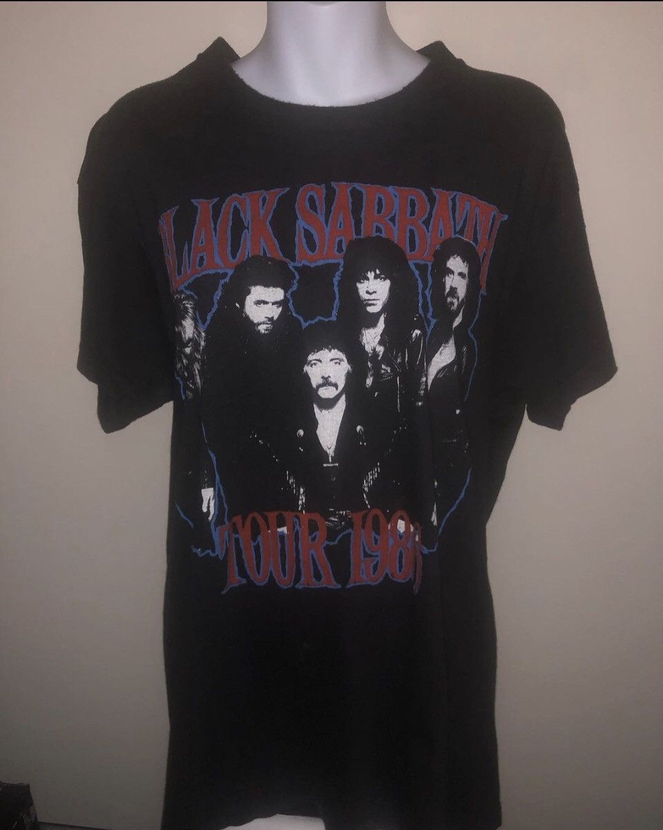1986 BLACK SABBATH Tour Tee - SCREEN STARS- SIZE XL USA ??