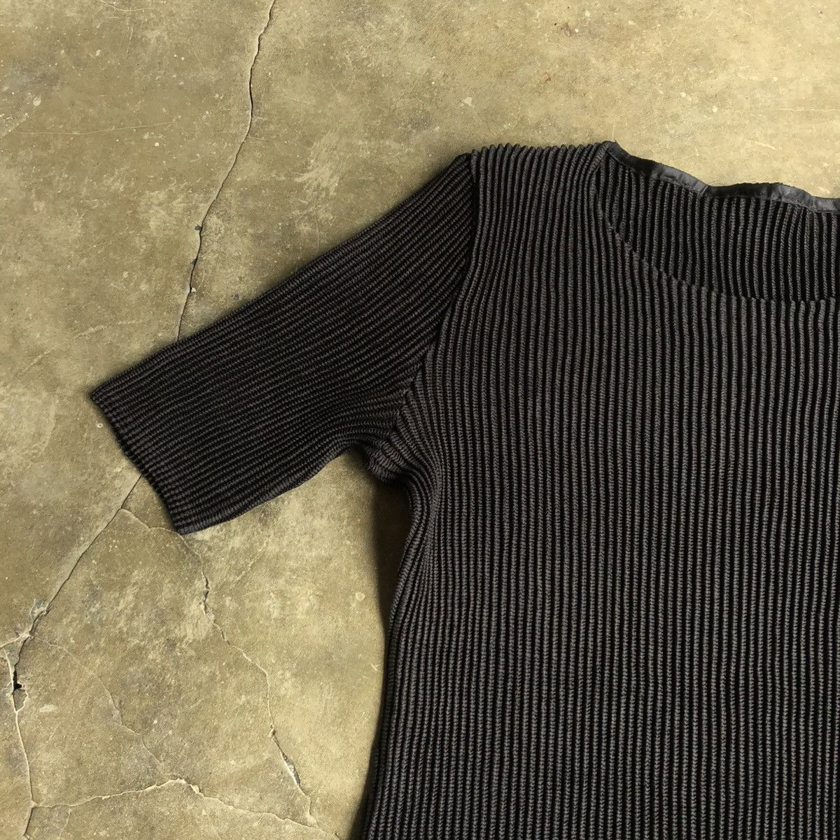 Japanese Brand 2000s Issey Miyake Specchio Pleats Architectural Midi Dress Size M / US 6-8 / IT 42-44 - 6 Thumbnail