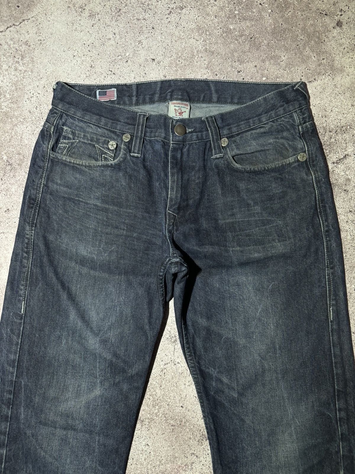 True Religion × Vintage True Religion Vintage Streetwear y2k Denim rap Jeans Size US 34 / EU 50 - 8 Thumbnail