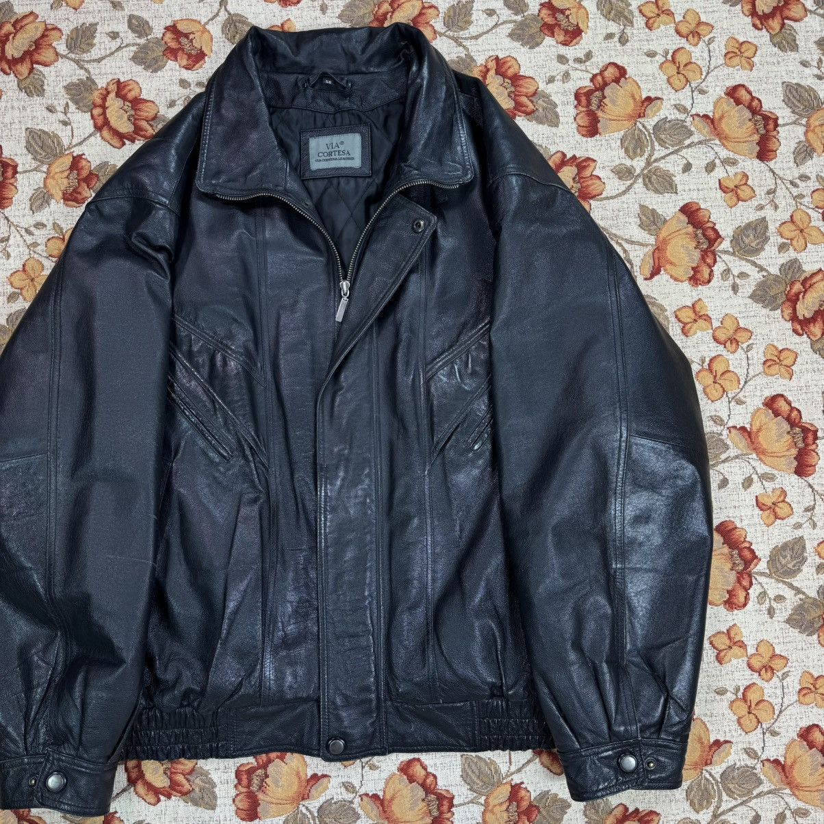 Genuine Leather Avant Garde Leather Jacket Vintage Acne Our Legacy Old Money Size US XL / EU 56 / 4 - 3 Thumbnail