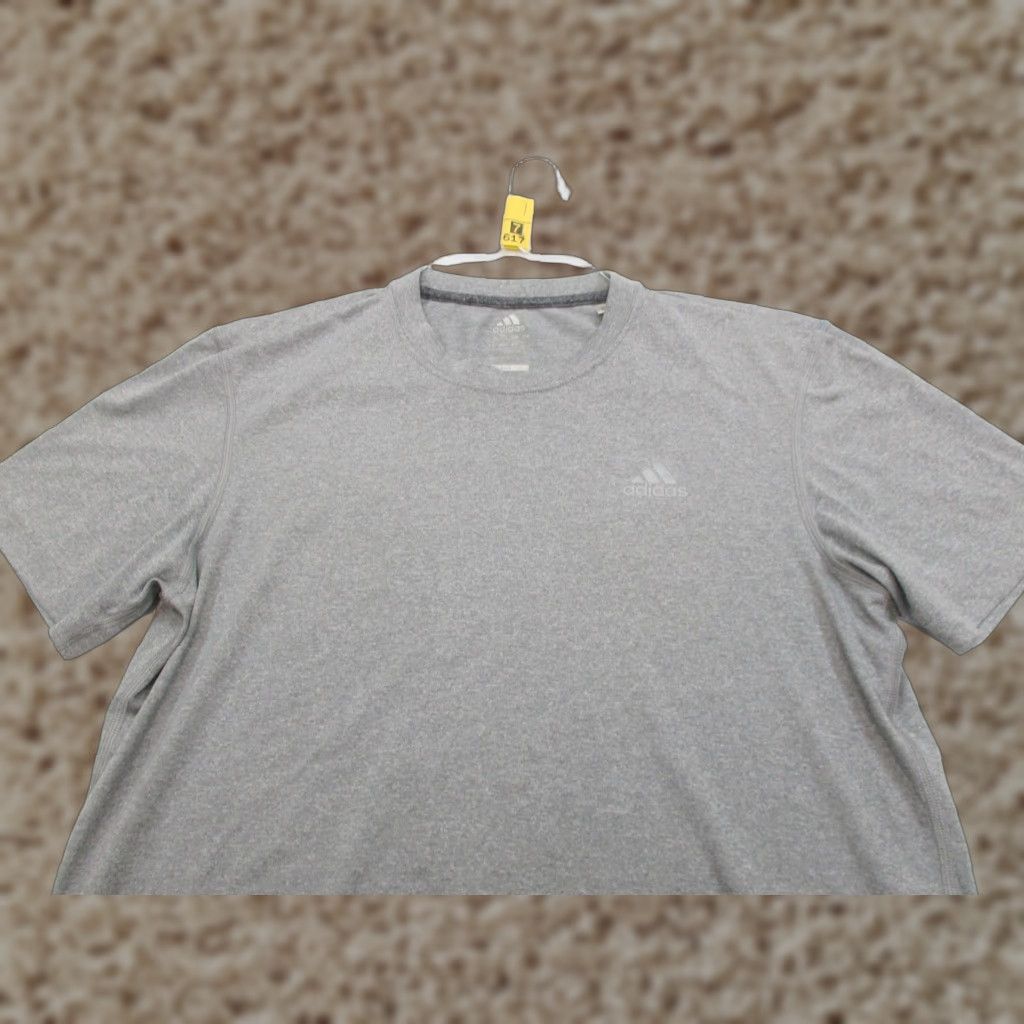 Adidas ADIDAS Shirt Men's Size M Active Running Soccer Plain Gray Size US M / EU 48-50 / 2 - 1 Thumbnail