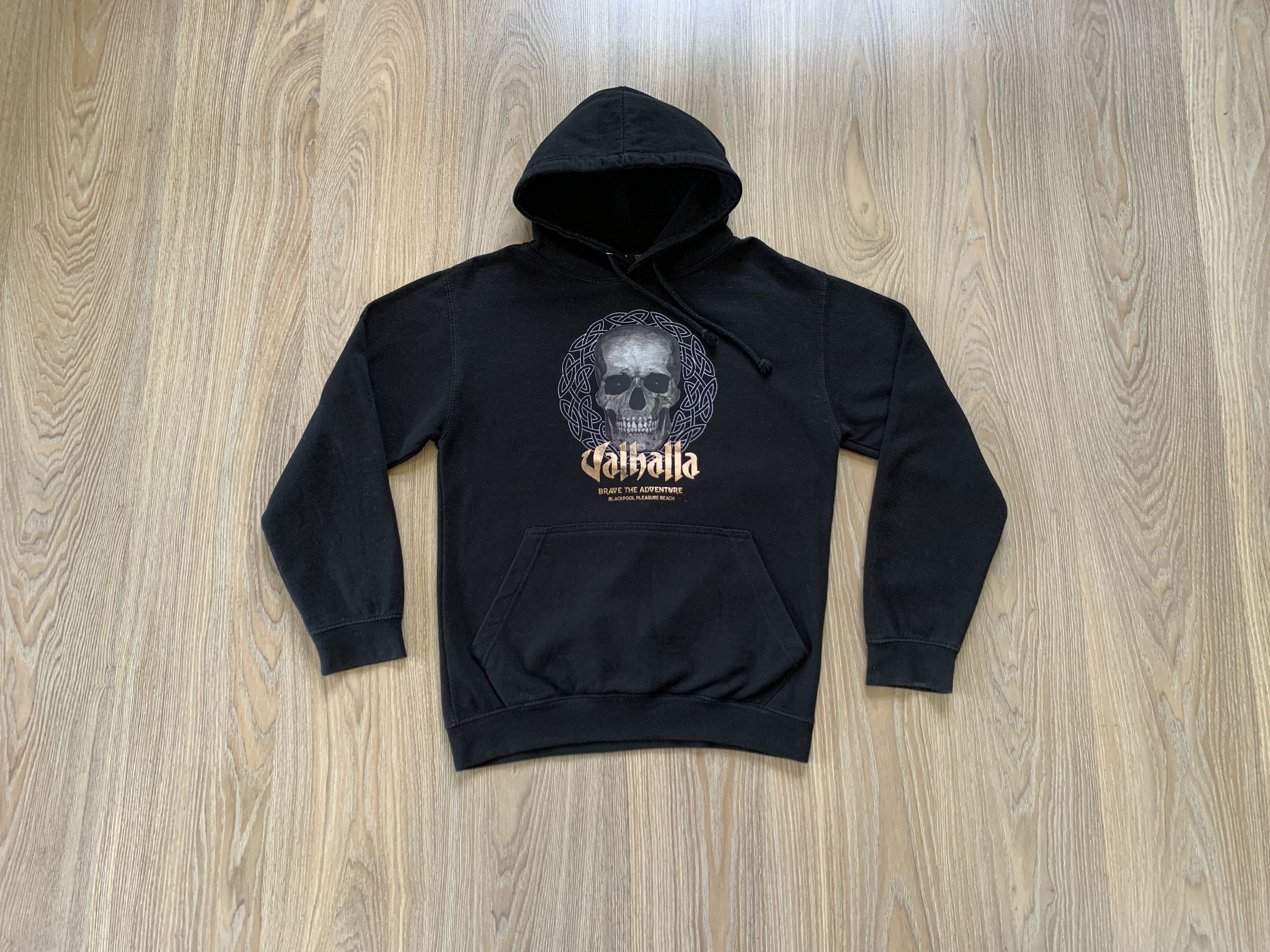 Valhalla Brave the Adventure Printed Hoodie