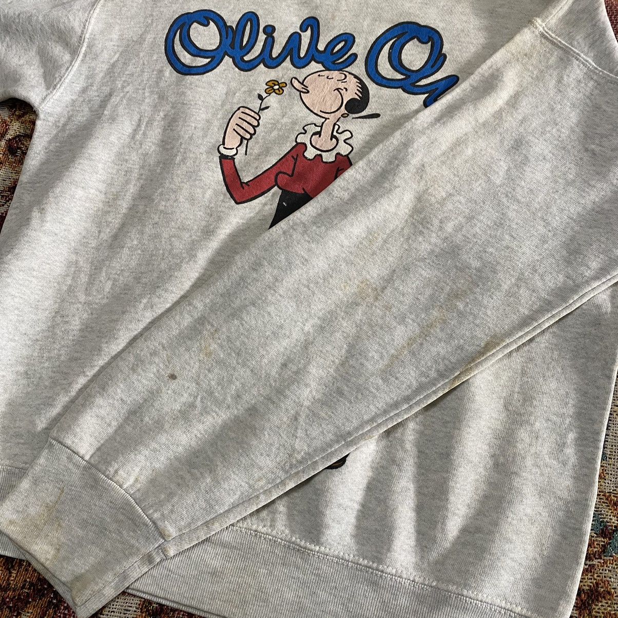 Cartoon Network Vtg 90S OLIVE OYL POPEYE Sweatshirt Size US M / EU 48-50 / 2 - 13 Thumbnail